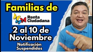 👉 2 al 10 de NOVIEMBRE2023 ATENTAS FAMILIAS en ACCION TRANSITO a RENTA CIUDADANA NOTIFICACIONES ✅ [upl. by Ocker]