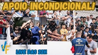 TORCIDA MARCA PRESENÇA NO TREINO DO SANTOS EM CATANDUVA  CAPITÃO PITUCA PROMETE VITÓRIA [upl. by Etnahc]