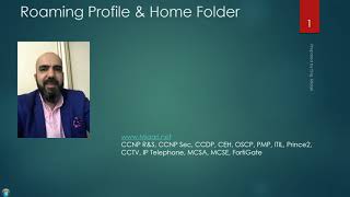 30Creating Roaming Profile Home Folder [upl. by Bartolomeo]