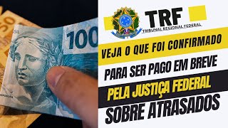 👉TRF  CNJ  LIBERAÇÕES DA JUSTIÇA CONFIRMADAS PARA SEREM PAGAS EM JUNHO 2024  RPV  PRECATÓRIOS [upl. by Suaeddaht425]