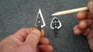 FAQ How to tell the difference between single bevel broadheads amp fletching [upl. by Anaehs915]