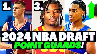 TOP 5 POINT GUARDS 2024 NBA DRAFT 🏀 [upl. by Gabby]