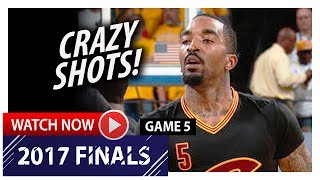 JR Smith Full Game 5 Highlights vs Warriors 2017 Finals  25 Pts 7 Threes [upl. by Annavas]