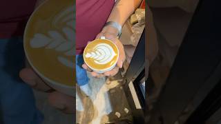 world famous latte art • coffee subscribe [upl. by Denney]