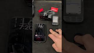 SRAM AXS Wireless Blips controlling a Wahoo Elemnt BOLT 2 [upl. by Airdnax]