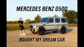 Dream Car Acquired Mercedes Gwagen G500 [upl. by Nesyaj788]