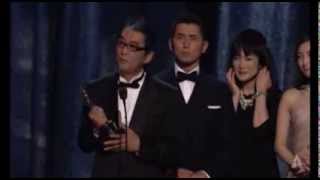 quotDeparturesquot Wins Foreign Language Film 2009 Oscars [upl. by Zullo561]