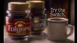 1990 Folgers Coffee Commercial [upl. by Okorih]