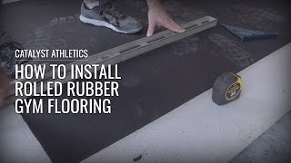 How to Install Rolled Rubber Gym Flooring with Greg Everett [upl. by Jacenta]