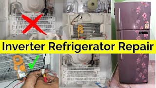 Double door fridge cooling problem  Refrigerator down portion is not cooling डबल डोर फ्रिज कूलिंग [upl. by Giuditta562]