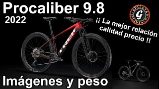 Trek Procaliber 98 modelo 2022 Video con peso y colores [upl. by Furlani]