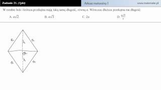 Zadanie 21  Próbny arkusz maturalny P1 poziom podstawowy [upl. by Ten]