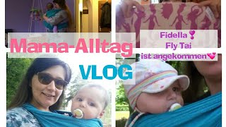 💕 3fach Mami Vlog Alltag m 3 Kindern Tragetuch Fidella Flytai Babyzeit amp Familienleben💕 [upl. by Haimaj]