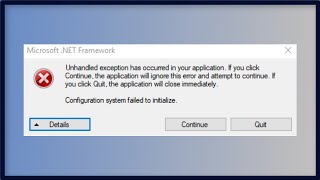 Unhandled Exception Has Occurred In Your Application  Fix [upl. by Fuller]