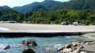 Koutloumousiou beach Lacara camping [upl. by Adnuhsed]