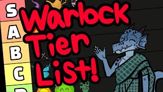 Ultimate Warlock Tier List  Ultimate Guide to Warlock Subclasses in DampD 5e [upl. by Nonad]