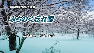 『みちのく忘れ雪』山本譲二 カラオケ 2023年9月20日発売 [upl. by Amapuna]