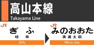 【4K車窓】高山本線キハ75形（岐阜→美濃太田）JR Takayama Line Train view Gifu  Minoota [upl. by Aremmat]