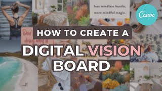 How to Make a Vision Board  DIY Grid Wall Vision Board [upl. by Fleeman]