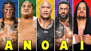 WWE Anoai Family All Wrestlers [upl. by Coit]