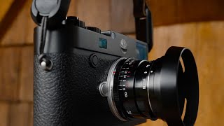 🔴 Almost OUTSTANDING  Voigtlander 28mm f28 Color Skopar Small Leica Lens [upl. by Gwyneth]