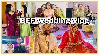 My Best Friend Got MARRIED 🥹❤️  Desi Indian Wedding Vlog  Niharika Jain [upl. by Eat633]