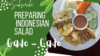 How to make GadoGado Salad  Indonesian Salad [upl. by Goodson]