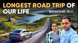 Longest Road Trip of our Life  Travelling to Scotland  subanjalibucketlist scotland [upl. by Sackville]