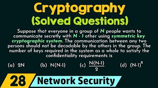 Cryptography Solved Questions [upl. by Liss]