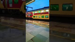 डबल डेकर ट्रेन train stions railway shorts [upl. by Tannie]