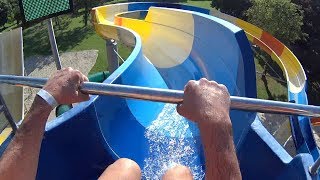 Cobra Snake Water Slide at Harkányfürdő [upl. by Uehttam]