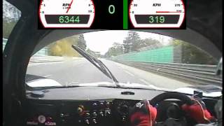 mercedes benz c11 lemans 2012 310kph qualifying blowout [upl. by Eevets]