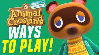 7 CRAZY Ways For HOW To PLAY Animal Crossing New Horizons Switch Controller Tips [upl. by Gudrin87]