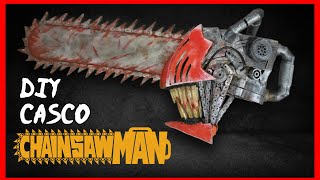 DIY Casco Chainsaw Man con cartón y foam  Cosplay Chainsaw Man  German Art [upl. by Jair]