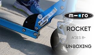 Micro Rocket Wide Wheel Scooter Unboxing  by Micro Kickboard [upl. by Fairley638]