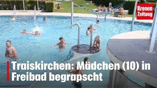 Traiskirchen Mädchen 10 in Freibad begrapscht  kronetv NEWS [upl. by Sevy238]