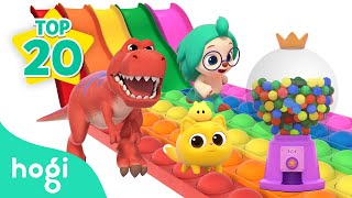 BEST20 Learn Colors 2024｜Pop It  Slide  Candy  More｜Best Learn Colors for Kids  Hogi Pinkfong [upl. by Eseneg]