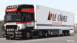 ETS2 Mods v141  Lepidas Team Exhaust System Scania V8 Loud Open Pipe  ETS2 Mods [upl. by Naillij271]