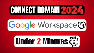 How To Connect Godaddy Domain To Google Workspace 2024 Step By Step [upl. by Remde391]