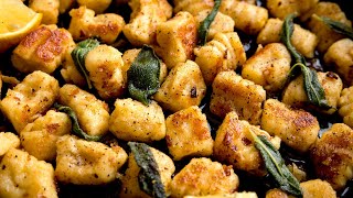 A Quick and Simple Recipe for Gnocchi with Browned Butter and Sage [upl. by Boycie348]