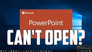 How To Fix PPT PowerPoint File is not Opening in Windows 10 PC [upl. by Iaht]