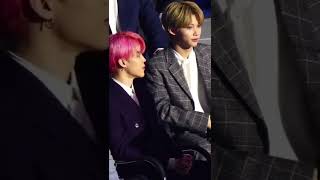 Jimin and Felix trying not to look at each other😂 [upl. by Leupold]