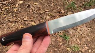 Ray Mears Woodlore Clone Custom Knife by Rich V overview [upl. by Llyrrad]