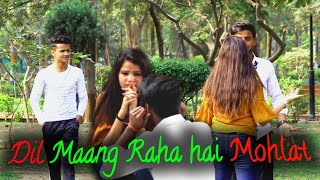 Dil Maang Raha Hai Mohlat  New love story  Tere Saath Dhadakne ki  School love story SRS STUDIO [upl. by Gordy]