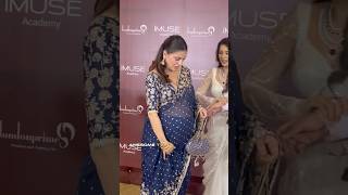 Pregnant Shraddha Arya flaunts her Baby Bump at an Event in Mumbai  Kumkum Bhagya  Kundali Bhagya [upl. by Maccarone]