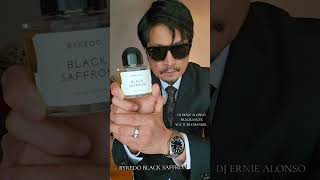 BYREDO BLACK SAFFRON PARFUM DJ ERNIE ALONSO FRAGRANCES [upl. by Arrait]