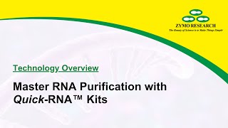 Master RNA Purification with QuickRNA™ Kits  Zymo Research [upl. by Gilford]