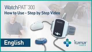 WatchPAT 300 Sleep Apnea Test  How to Use translations in description [upl. by Nilra]