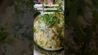 bestfriends food black eyed beans with cornwada [upl. by Carlee]