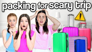 PACKING FOR THE SCARIEST TRIP OF OUR LIFE  Family Fizz [upl. by Ididn]